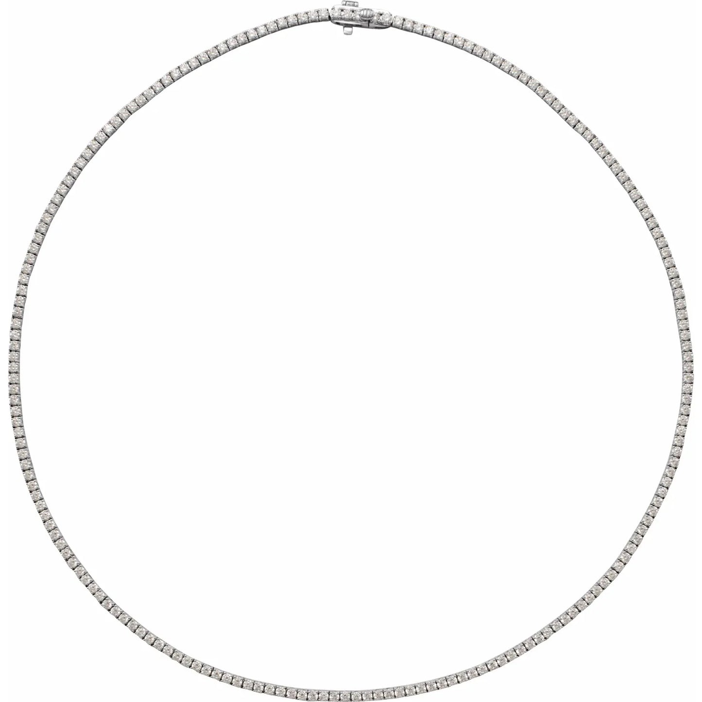 5ctw Diamond Tennis Necklace