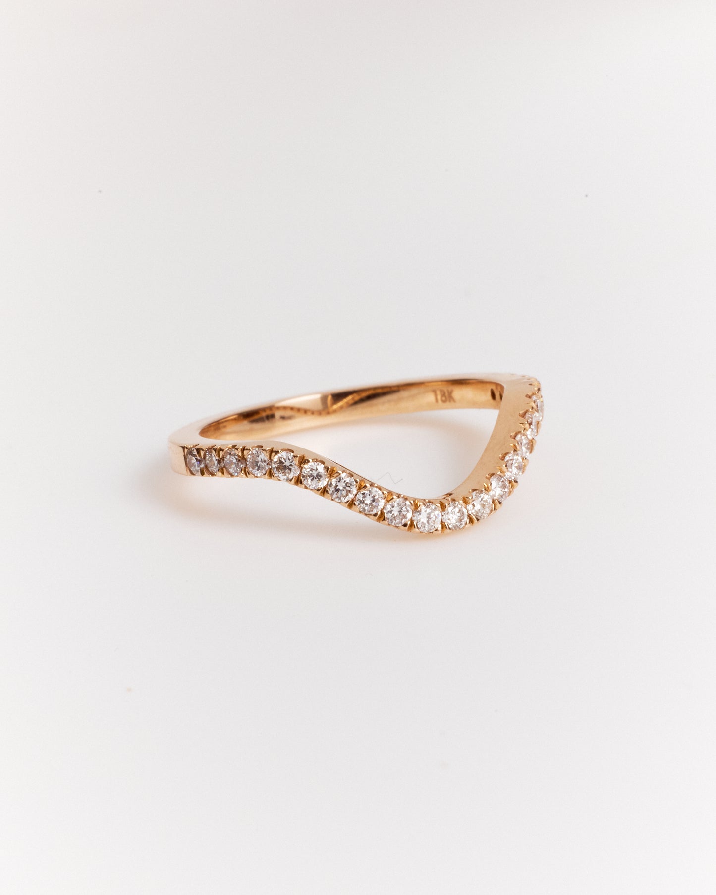 Pave Wave Band (Mined Natural Diamond)