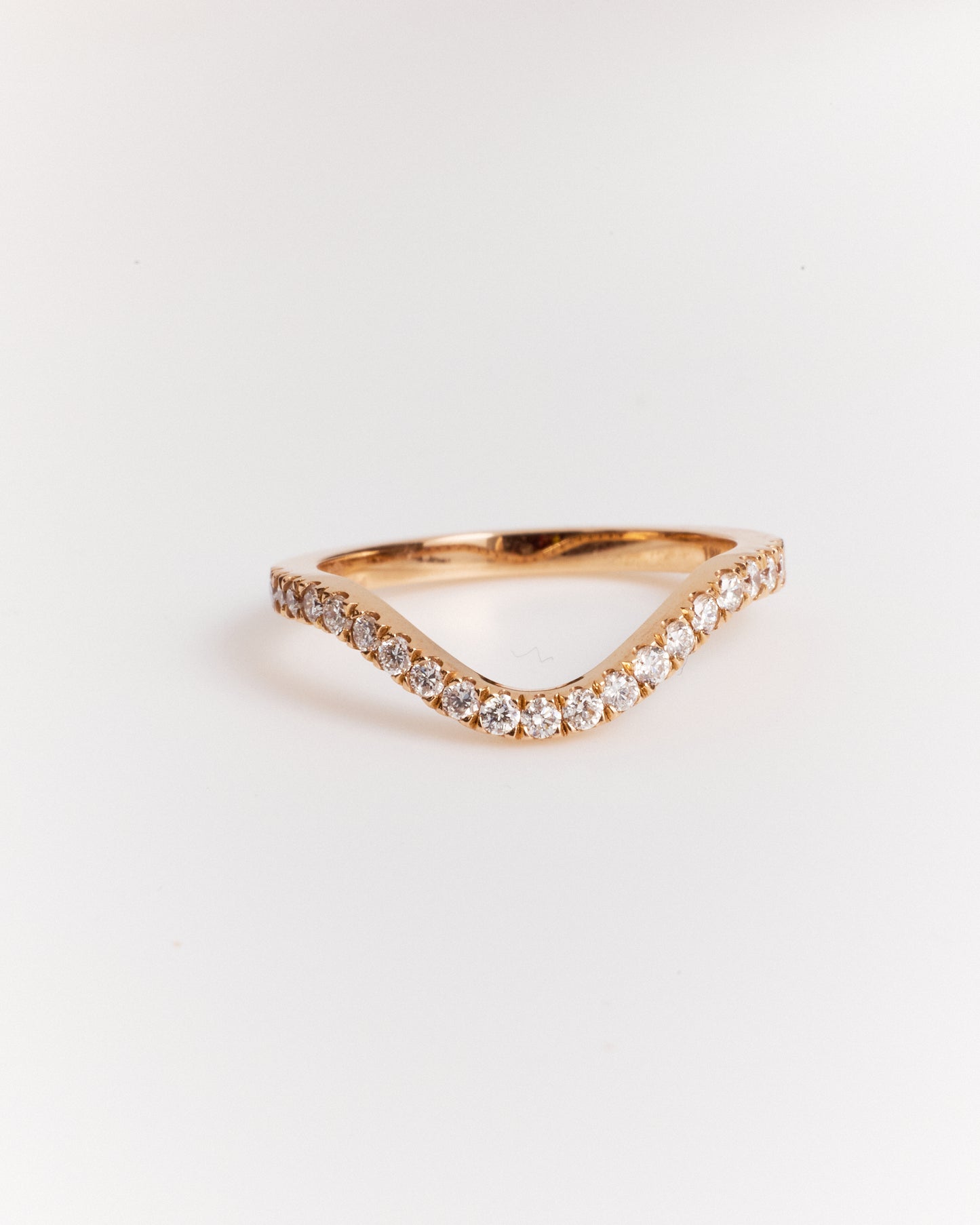 Pave Wave Band (Mined Natural Diamond)