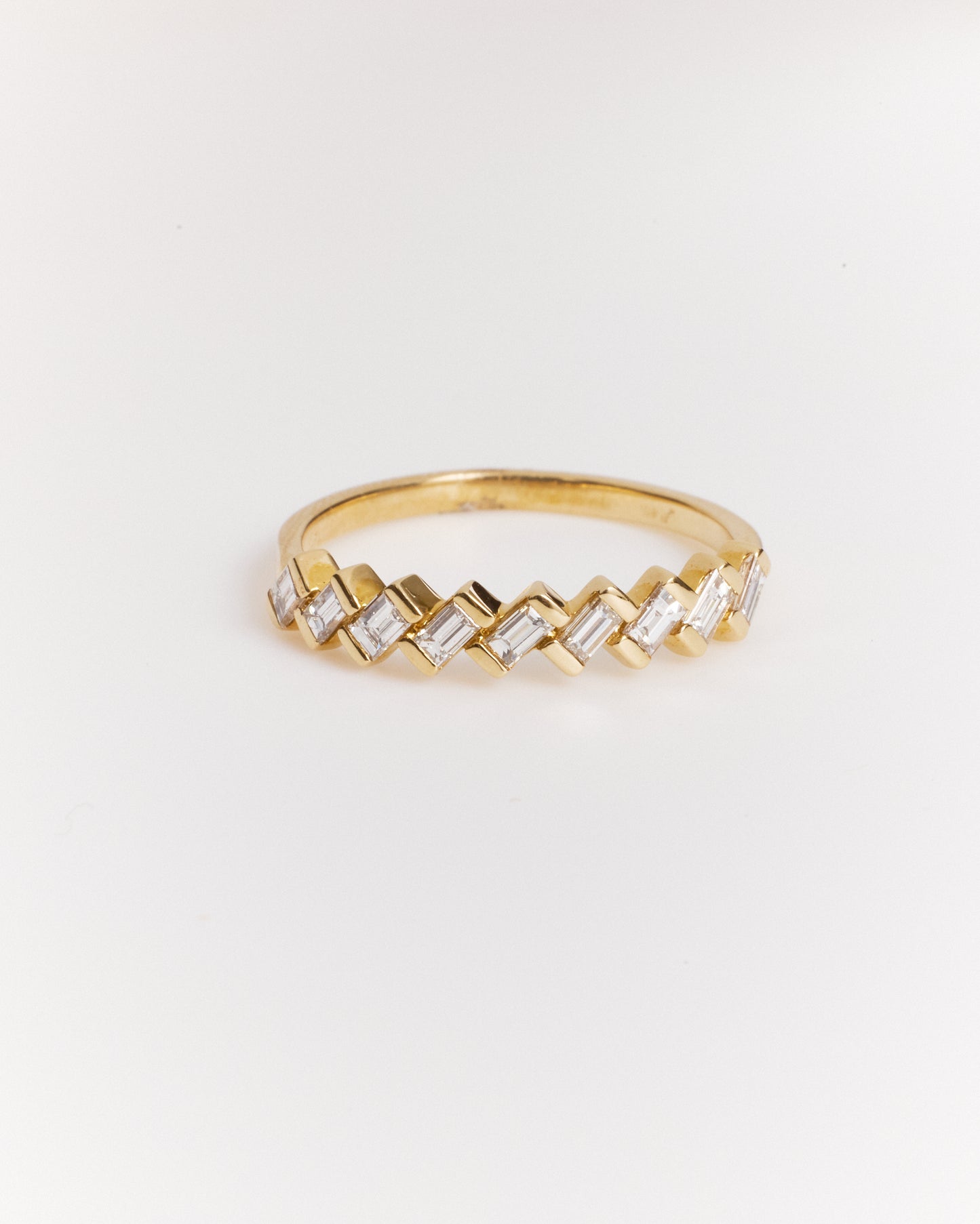 Diagonal Baguette Band (Lab Grown Diamonds)