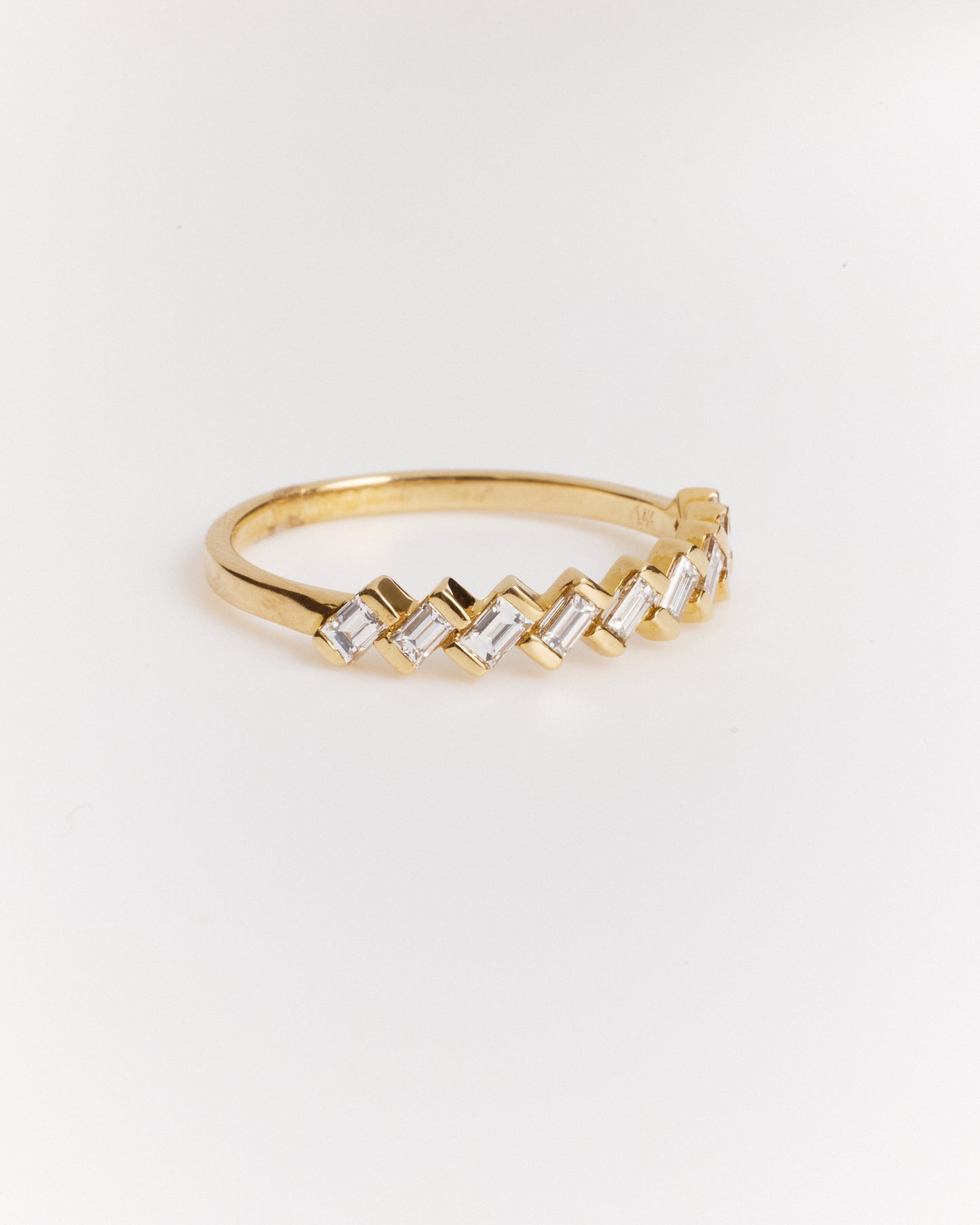 Diagonal Baguette Band (Lab Grown Diamonds)