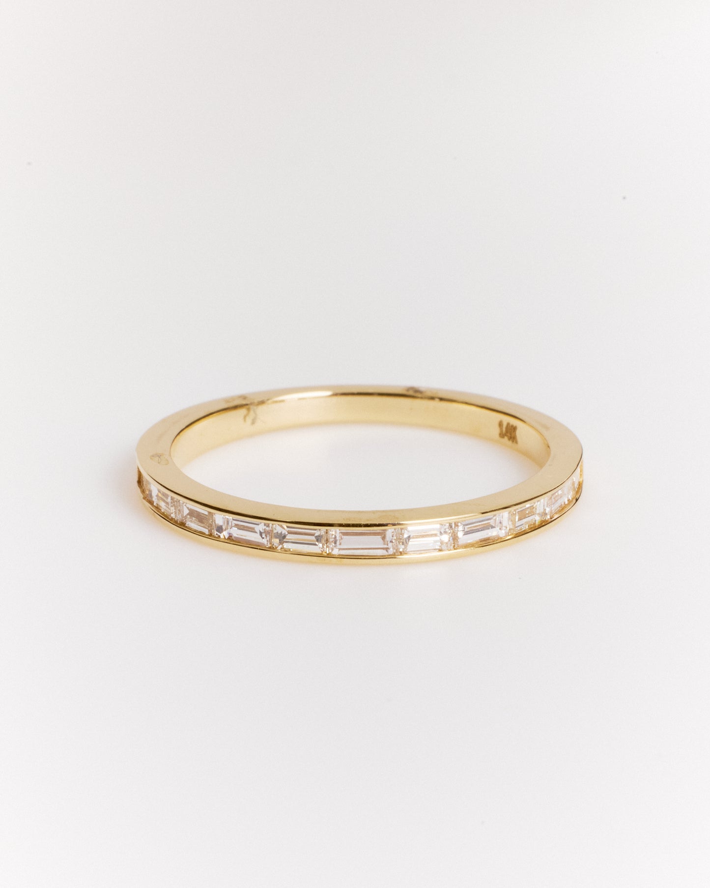 Channel Set Baguette Band (Mined Natural Diamonds)
