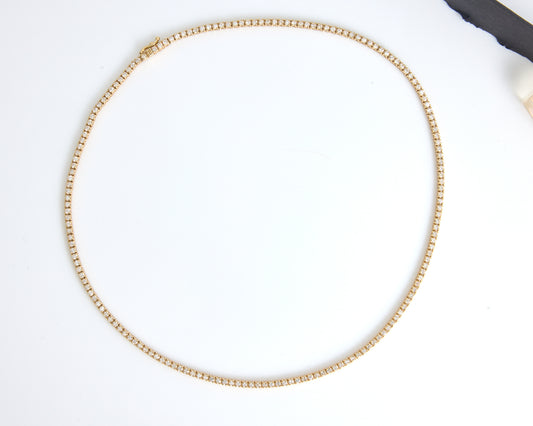 5ctw Diamond Tennis Necklace