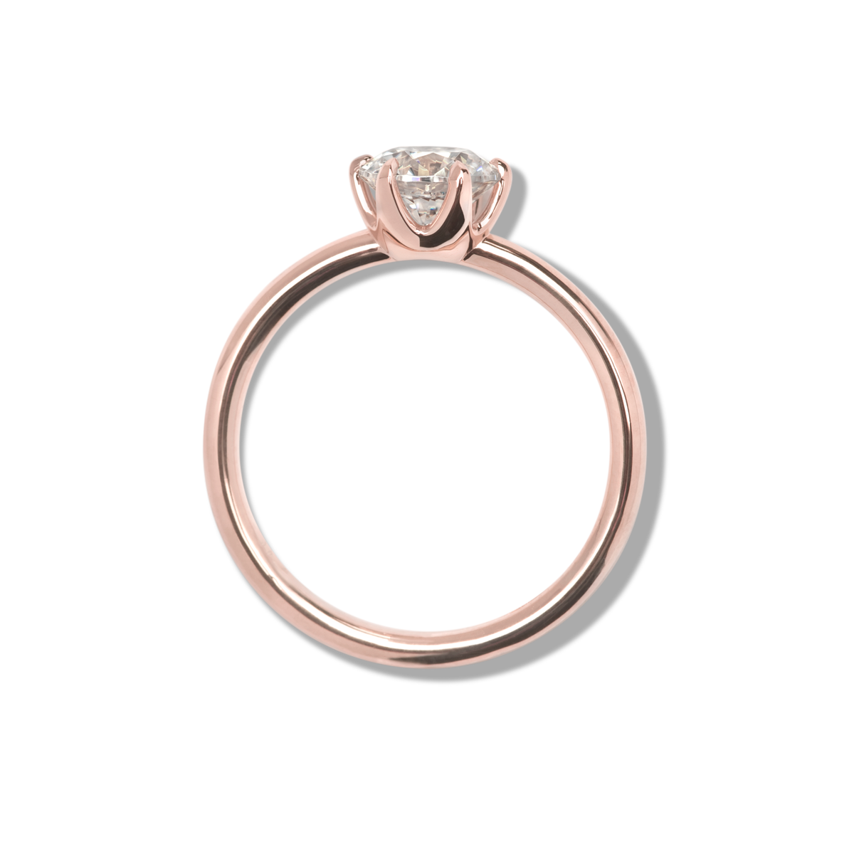 Ultra Thin Solitaire Engagement Ring