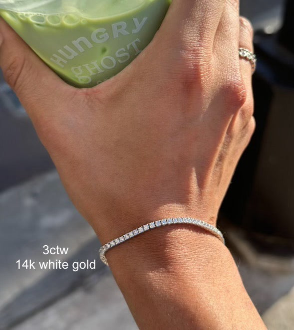 Tennis Bracelet (Mined Natural Diamonds)