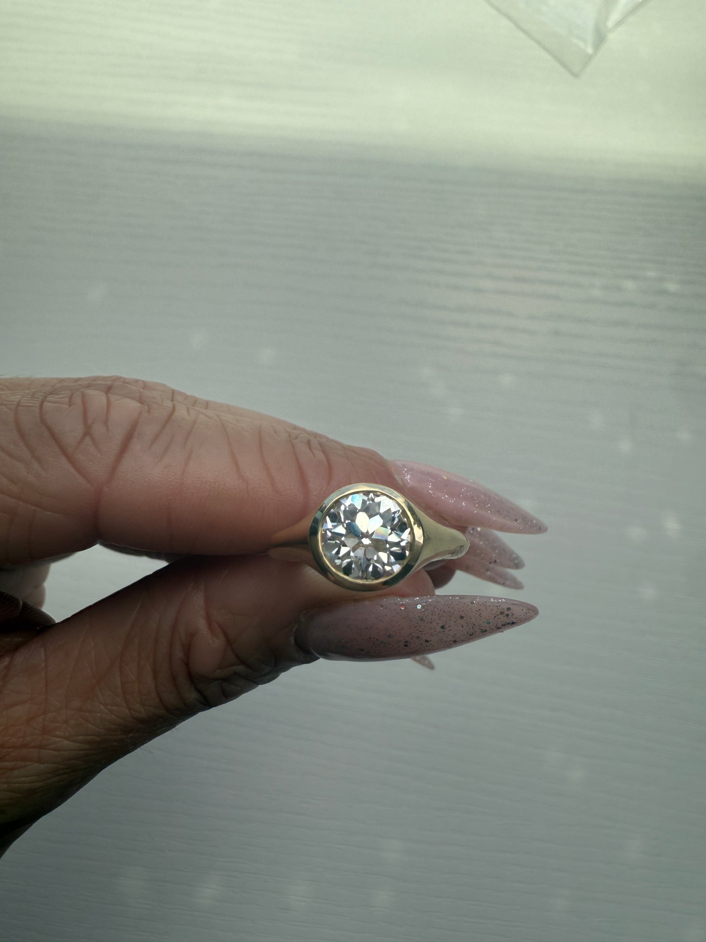 Old European Cut Rome Engagement Ring