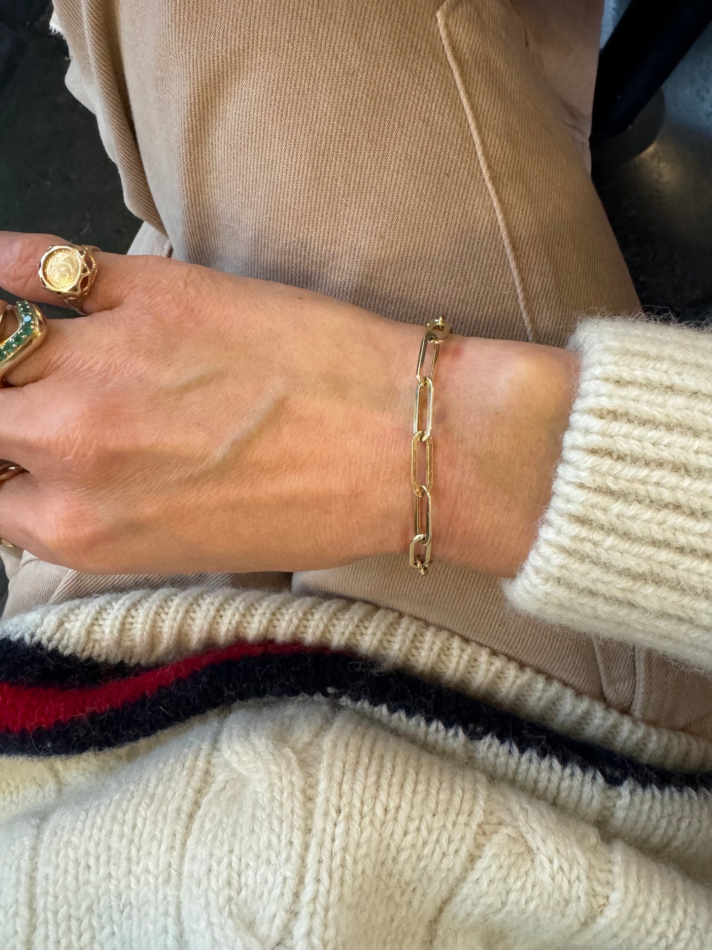 The LFJ Staple Paperclip Bracelet