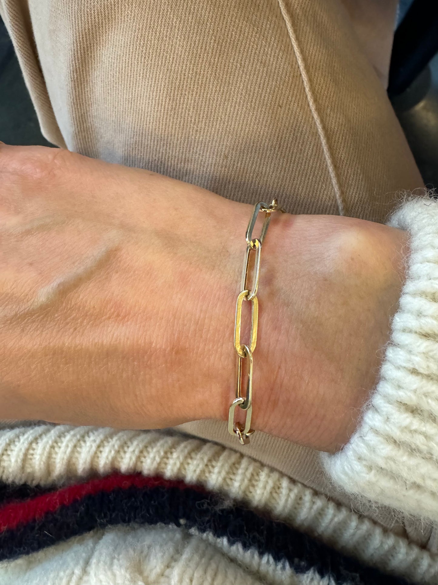 The LFJ Staple Paperclip Bracelet
