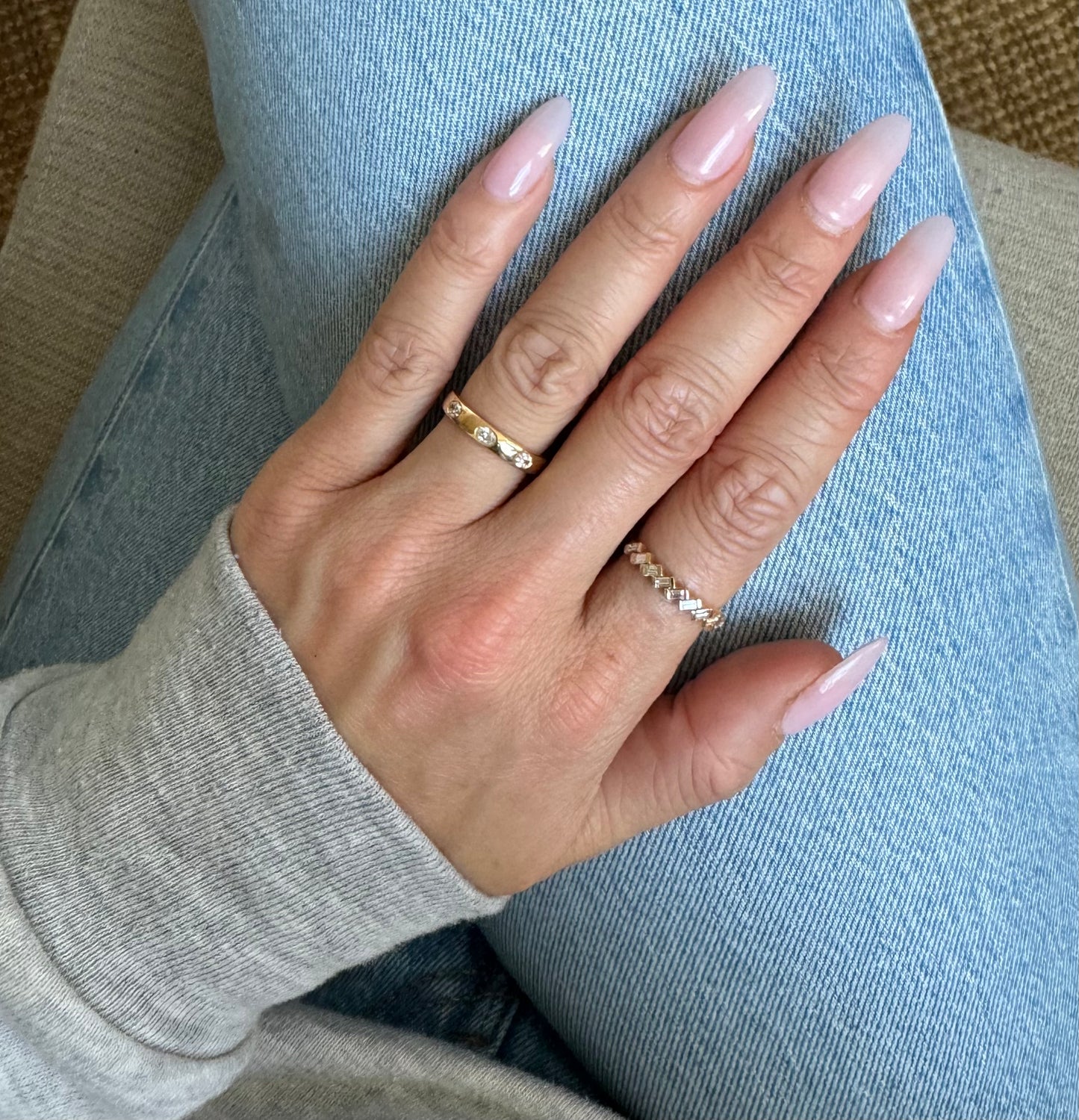 Diagonal Baguette Band (Lab Grown Diamonds)