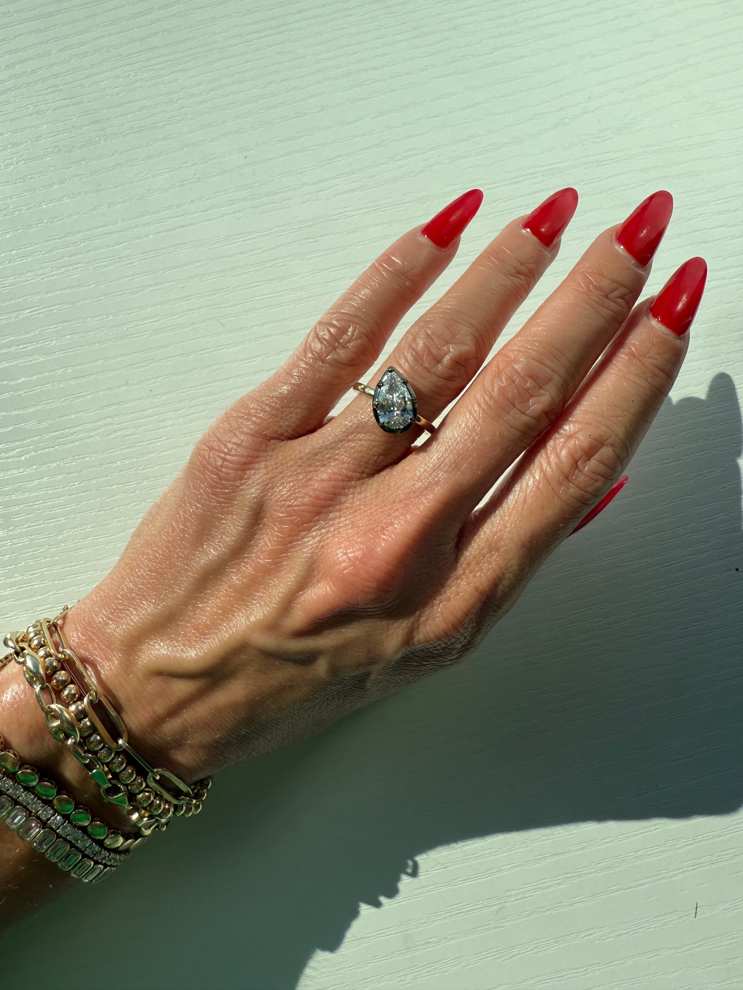 Pear Cut Tokyo Engagement Ring