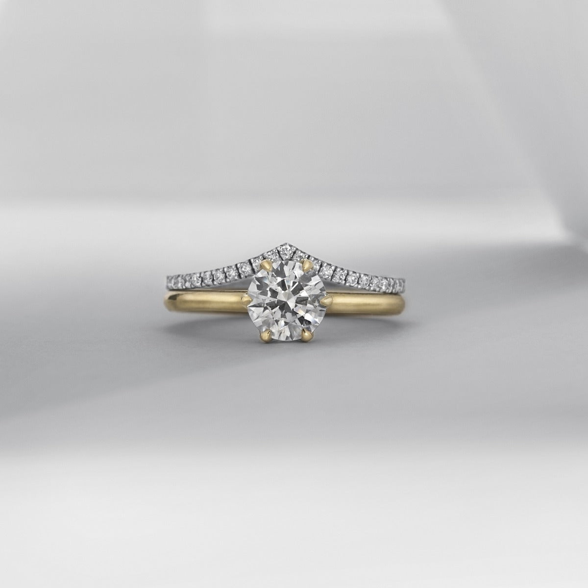 Ultra Thin Solitaire Engagement Ring