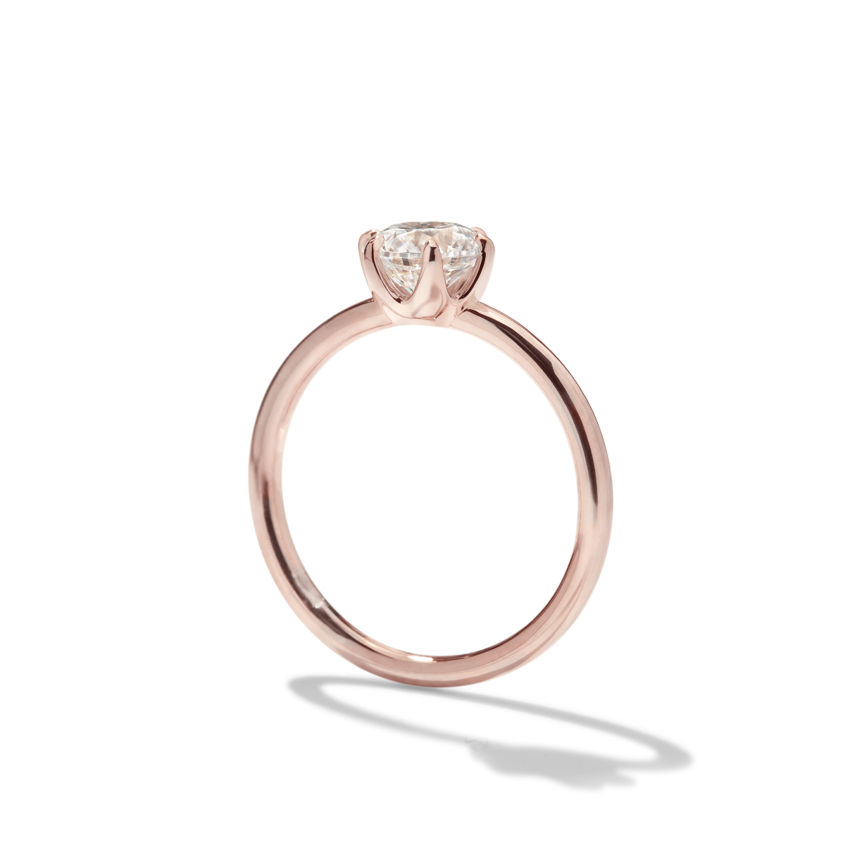 Ultra Thin Solitaire Engagement Ring