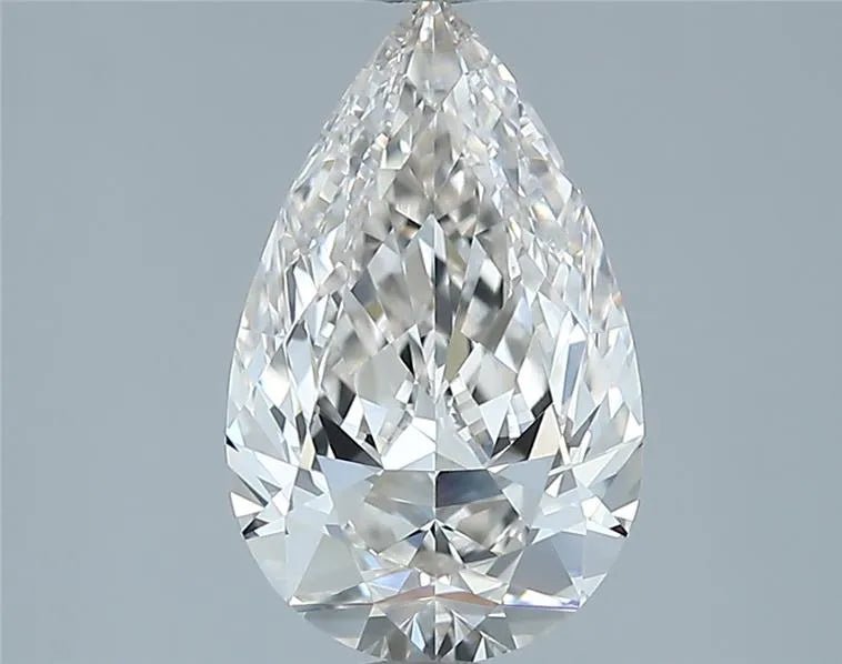 2.02ct Pear Natural Diamond (Colour J, Clarity IF, GIA Certified) - Lanore Fine Jewelry