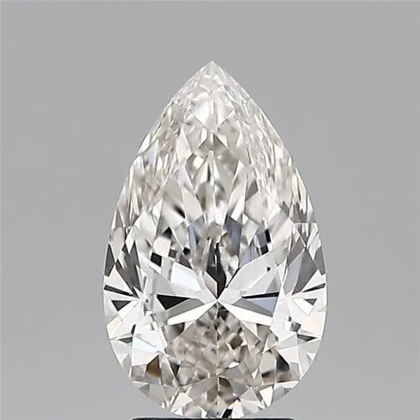 2.52ct Pear Natural Diamond (Colour J, Clarity VS1, GIA Certified) - Lanore Fine Jewelry