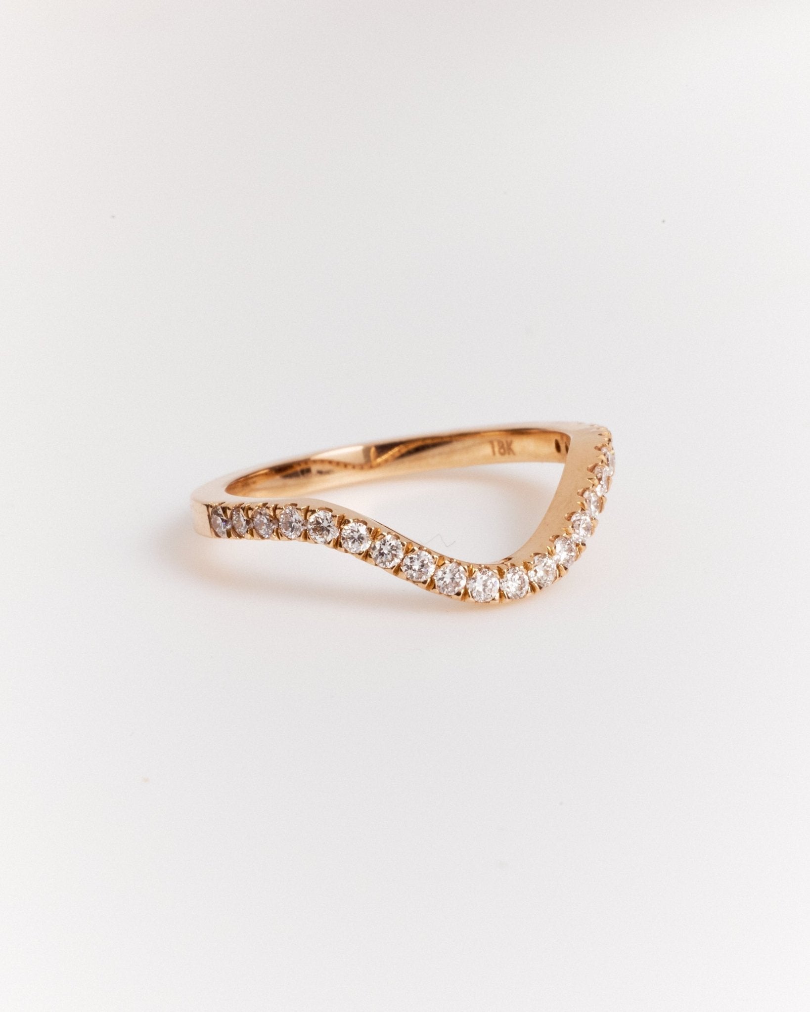 Pave Wave Band (Lab Grown Diamond) - Lanore Fine Jewelry