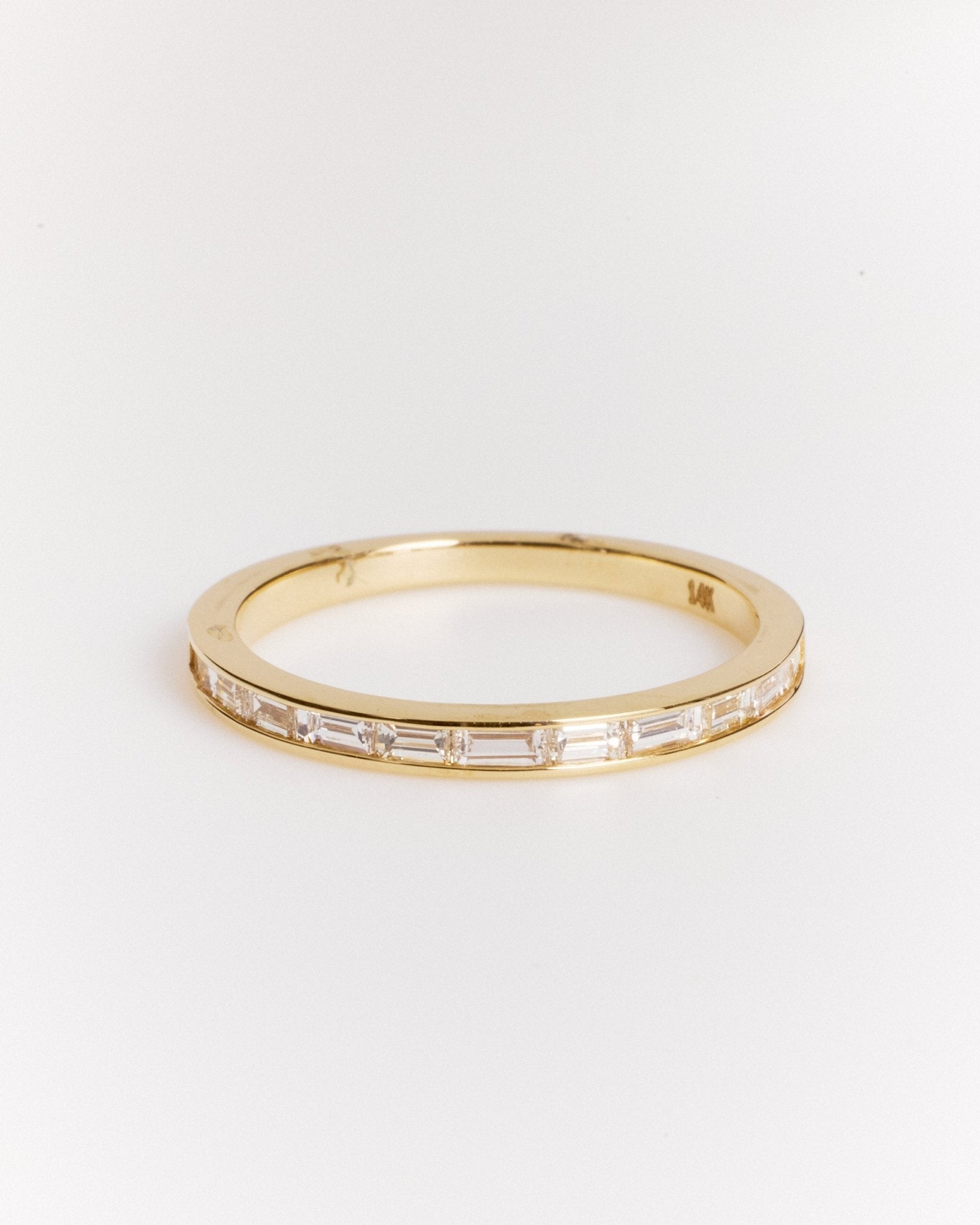 Channel Set Baguette Band (Lab Grown Diamonds) - Lanore Fine Jewelry