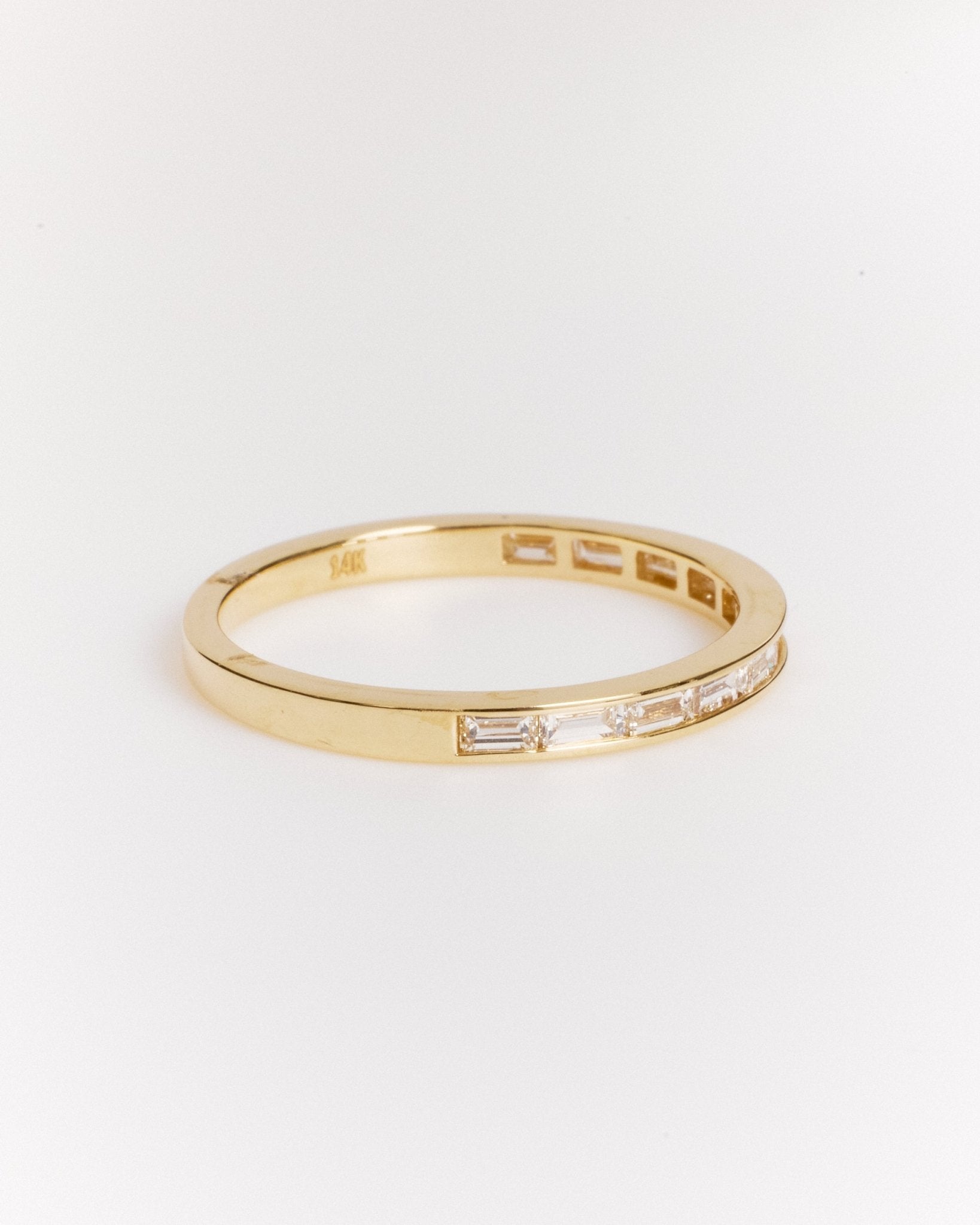Channel Set Baguette Band (Lab Grown Diamonds) - Lanore Fine Jewelry
