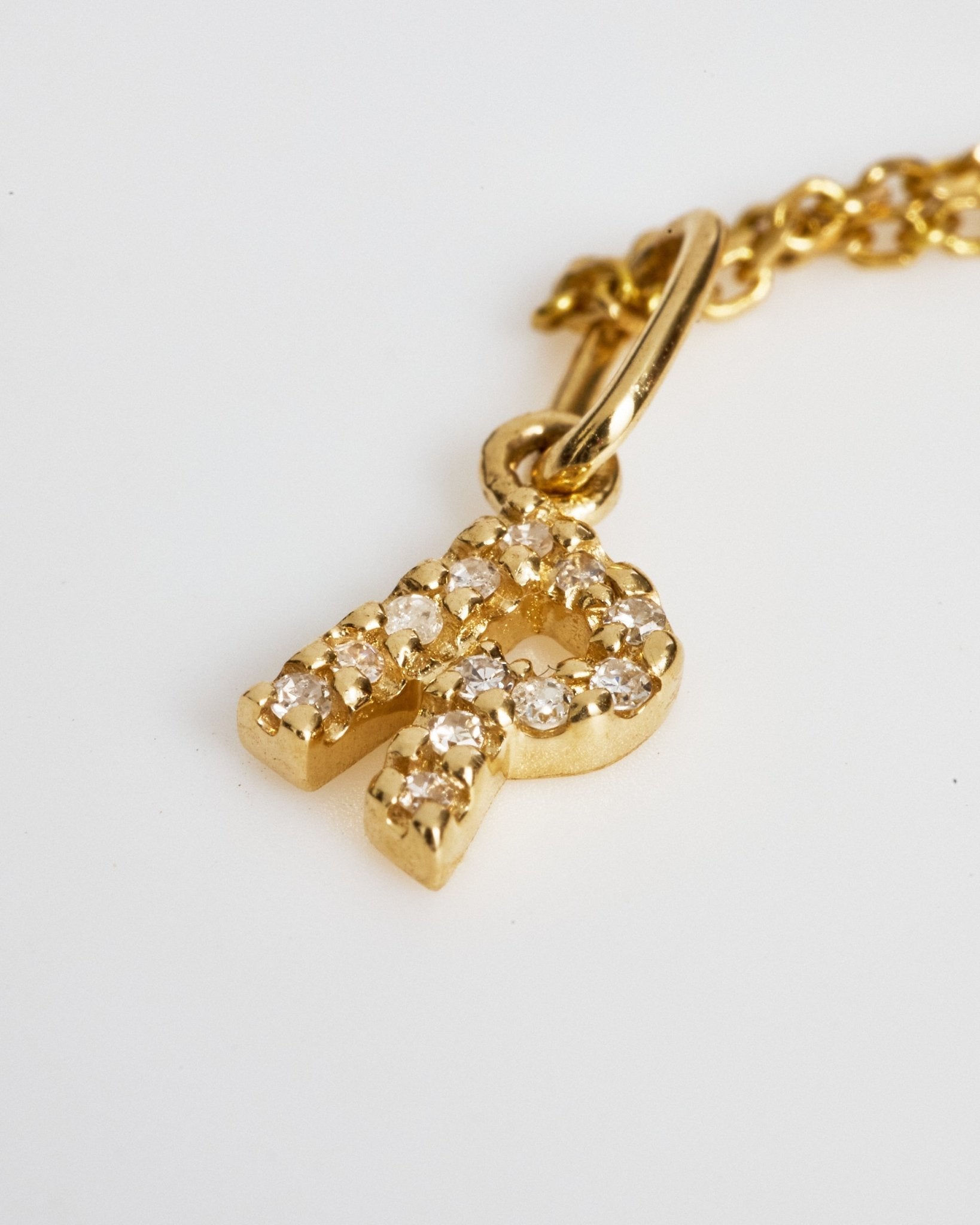Diamond Letter Charm (Mined Natural Diamonds) - Lanore Fine Jewelry