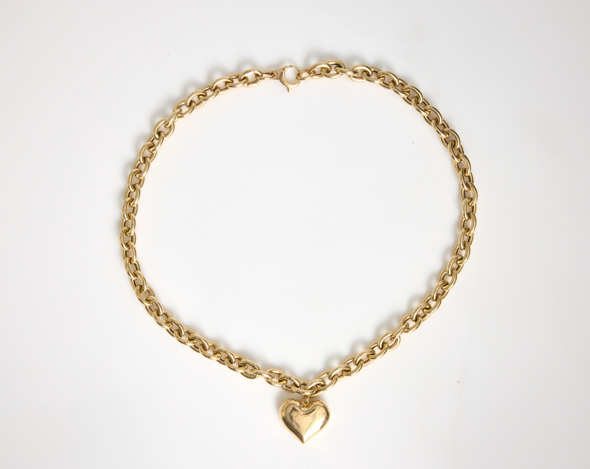 The LFJ Puffy Heart Necklace - Lanore Fine Jewelry