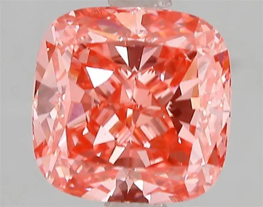 3.00ct Cushion modified Lab Grown Diamond (Colour Fancy Vivid Pink, Clarity VS1, IGI Certified)