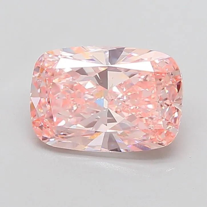 4.02ct Cushion modified Lab Grown Diamond (Colour Fancy Intense Pink, Clarity VS1, IGI Certified) - Lanore Fine Jewelry