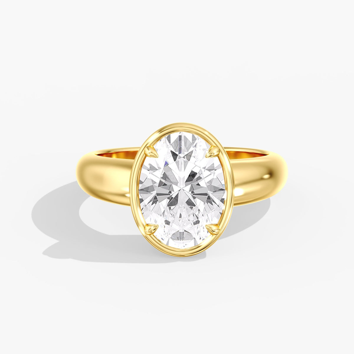 Oval Diamond Ring, 3 ct