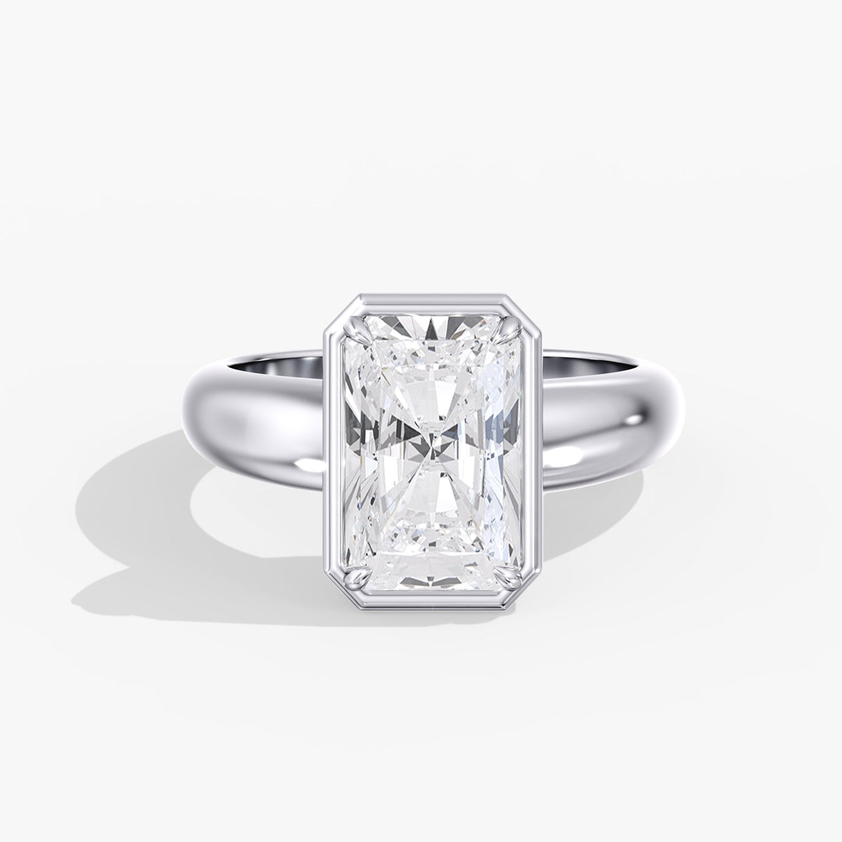 Radiant Cut Diamond Ring, 3 ct