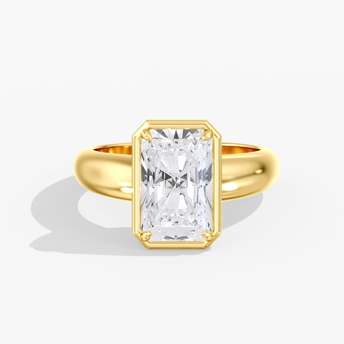 Radiant Cut Diamond Ring, 3 ct