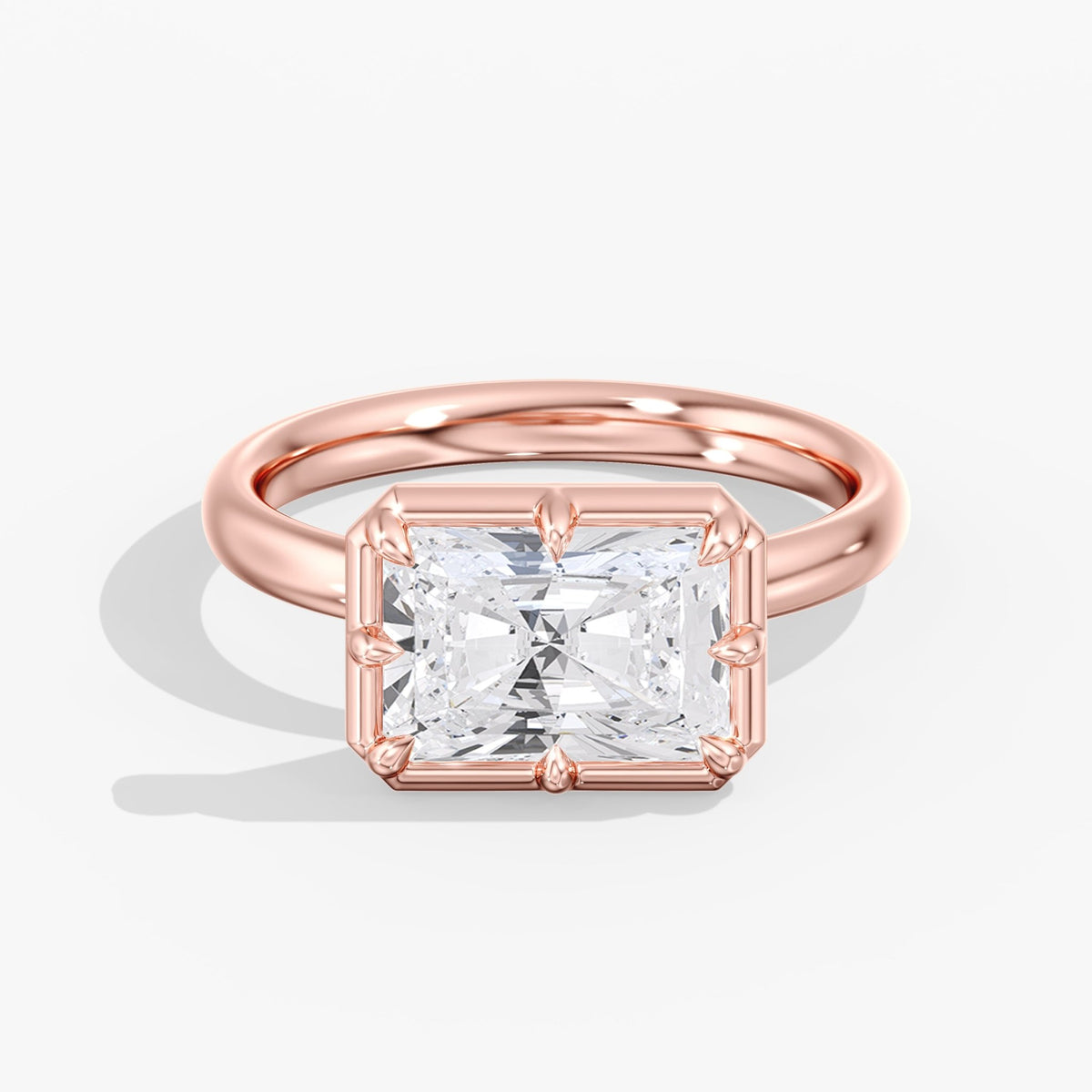 Georgian Radiant Cut Diamond Ring, 3 ct