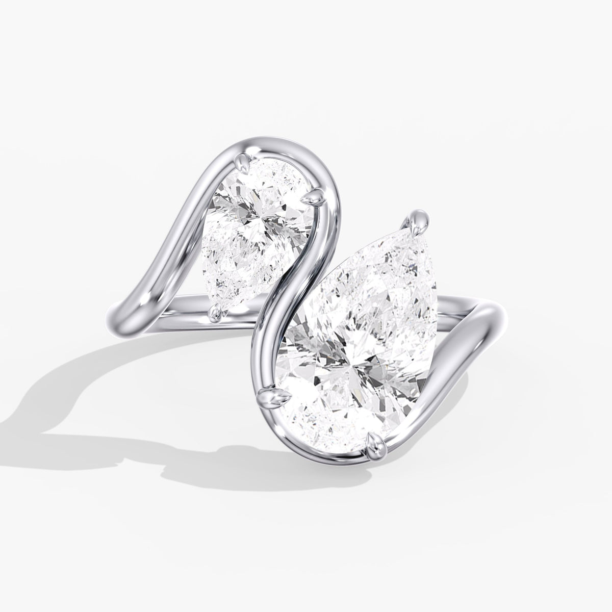 Statement Pear Diamond Ring, 3 ct