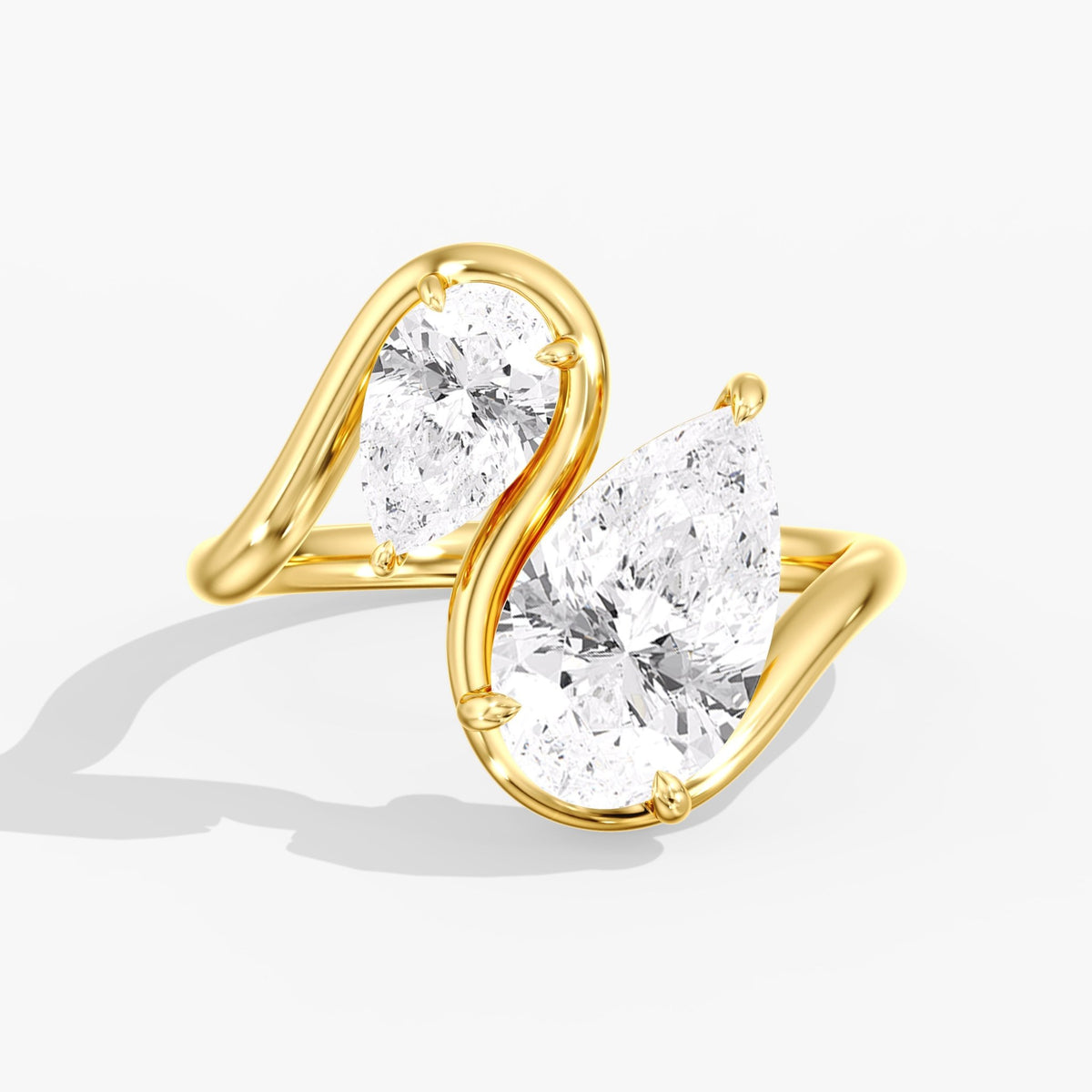 Statement Pear Diamond Ring, 3 ct