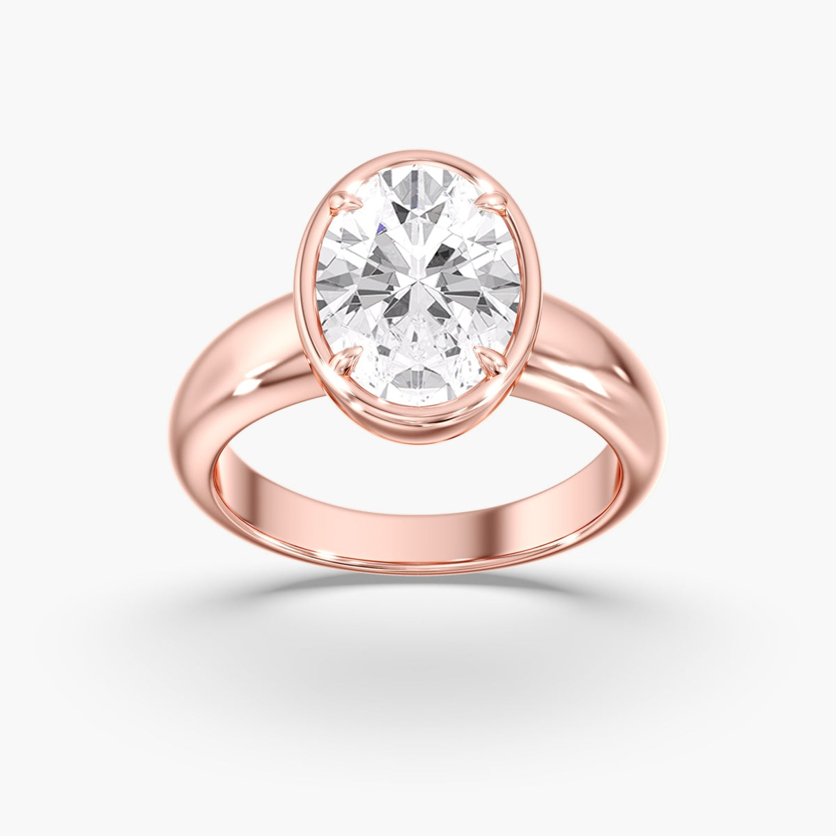 Oval Diamond Ring, 3 ct