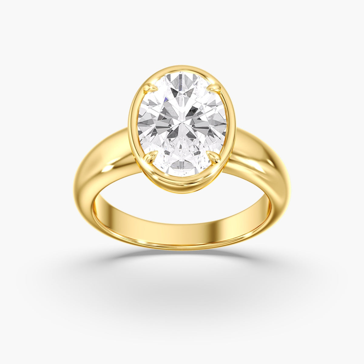 Oval Diamond Ring, 3 ct