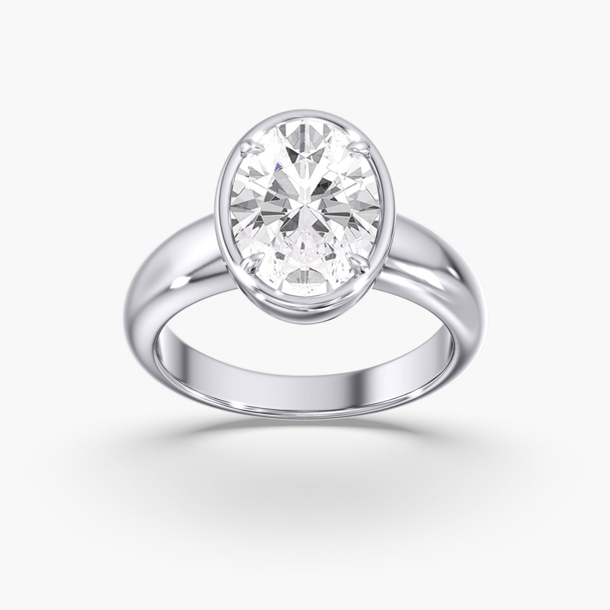 Oval Diamond Ring, 3 ct