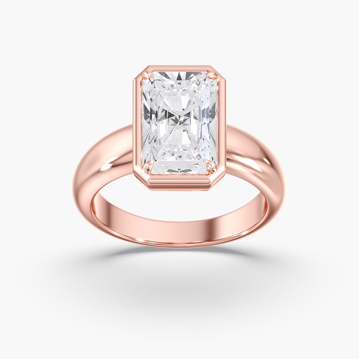 Radiant Cut Diamond Ring, 3 ct