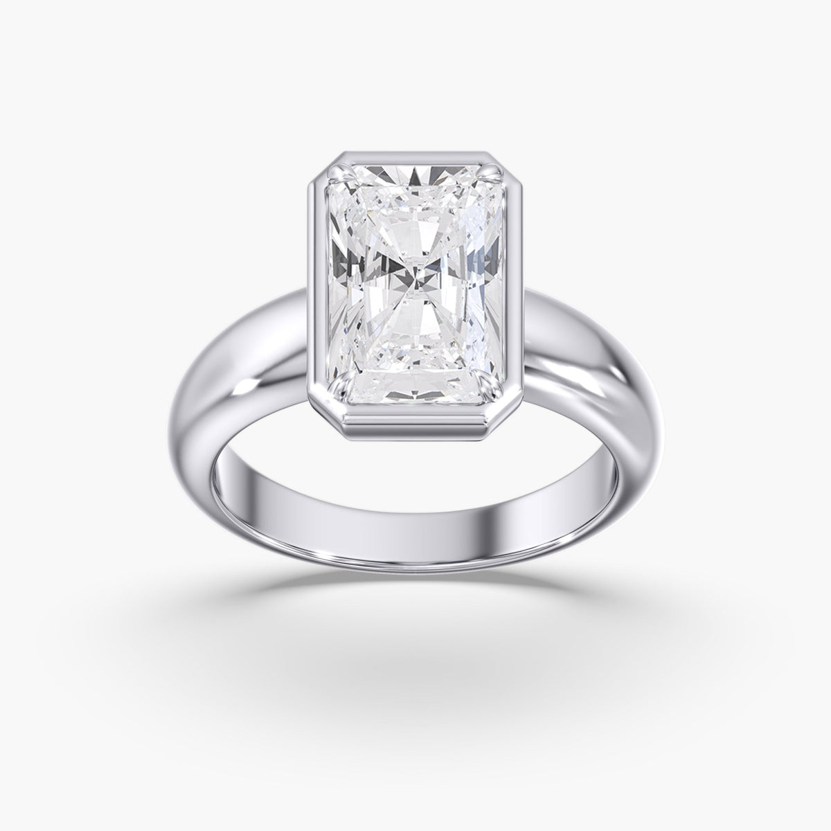 Radiant Cut Diamond Ring, 3 ct