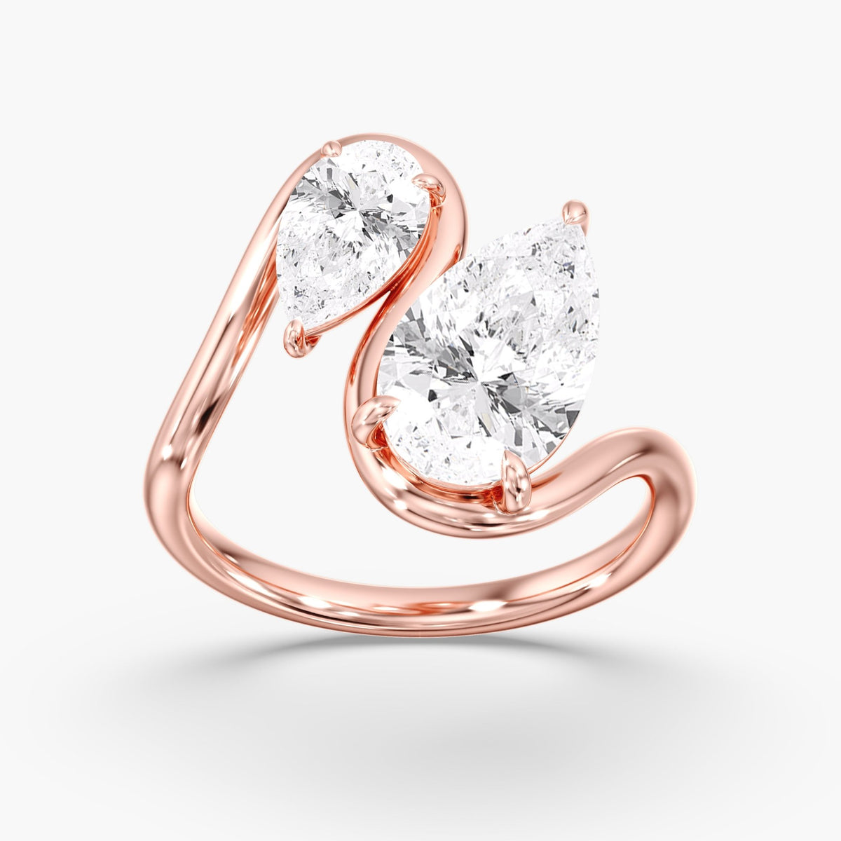 Statement Pear Diamond Ring, 3 ct