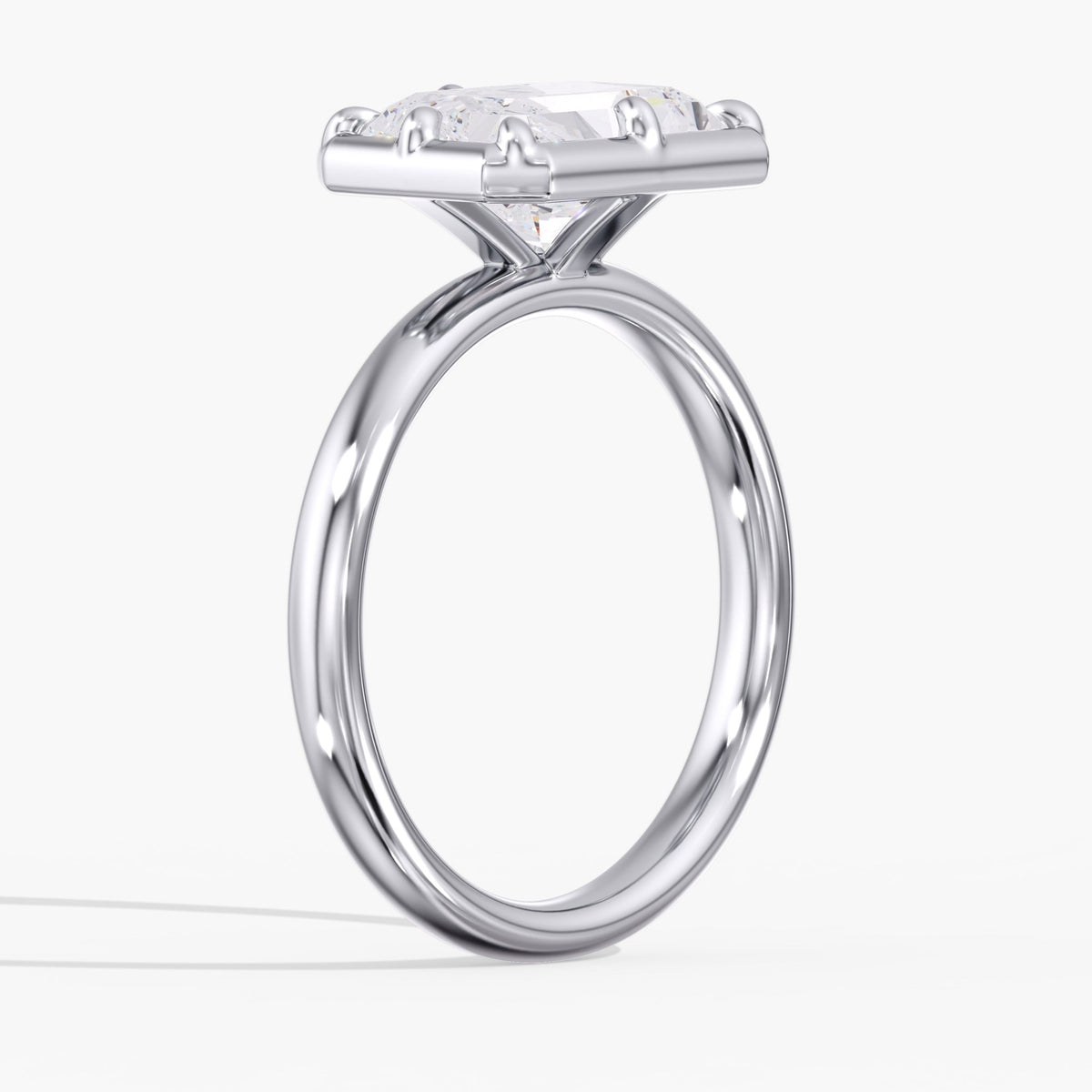 Georgian Radiant Cut Diamond Ring, 3 ct