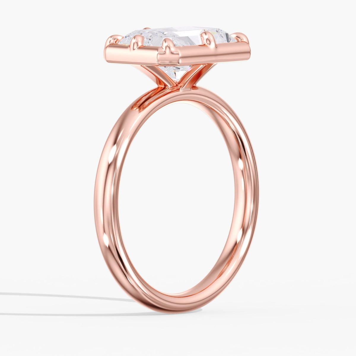 Georgian Radiant Cut Diamond Ring, 3 ct