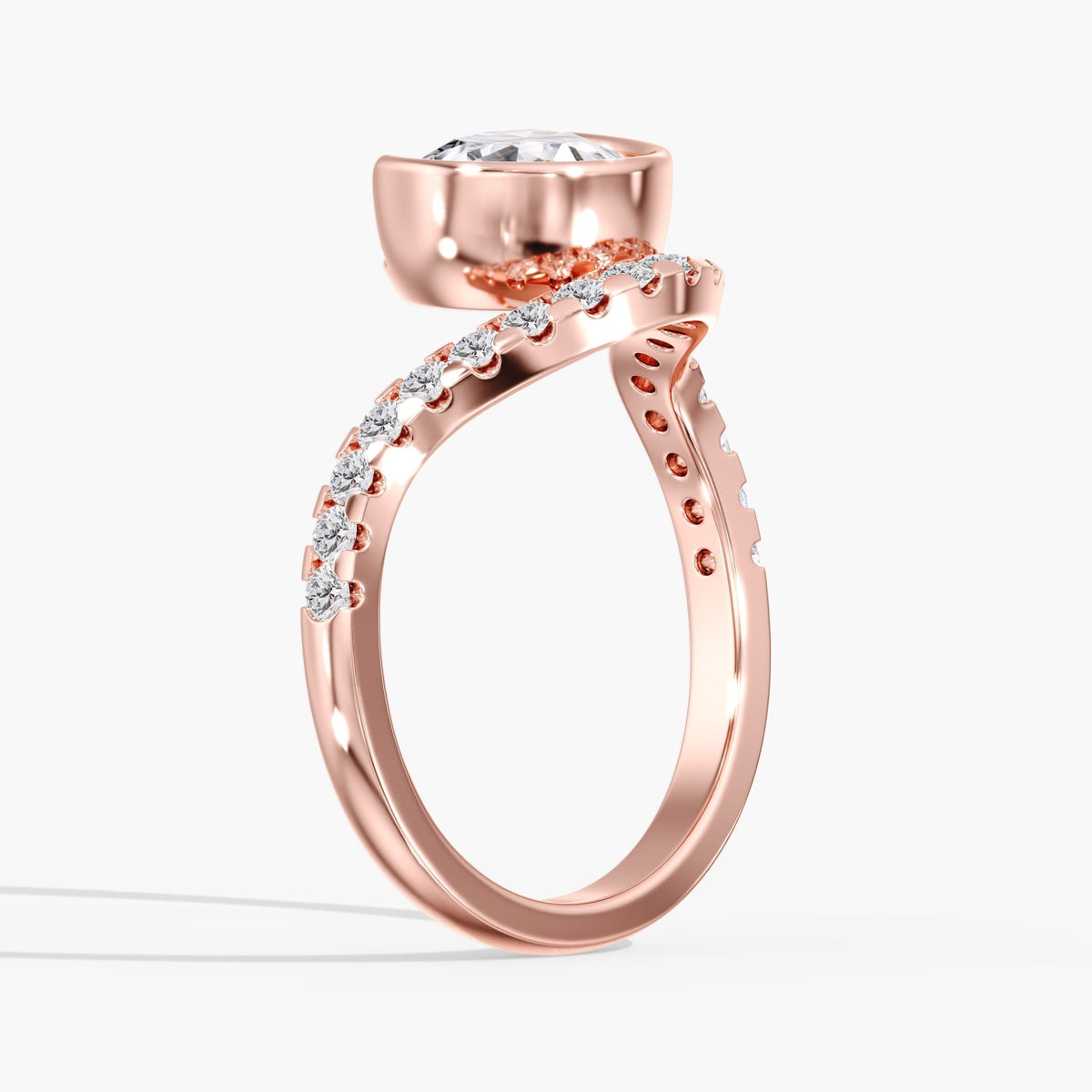 Pear Diamond Solitaire Ring, 3 ct