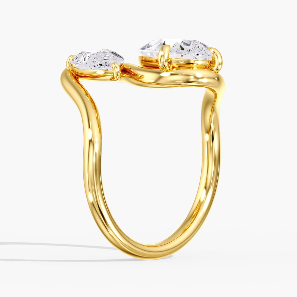 Statement Pear Diamond Ring, 3 ct