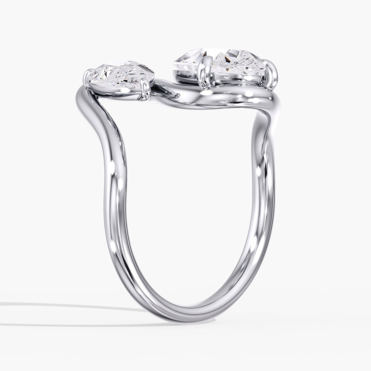 Statement Pear Diamond Ring, 3 ct