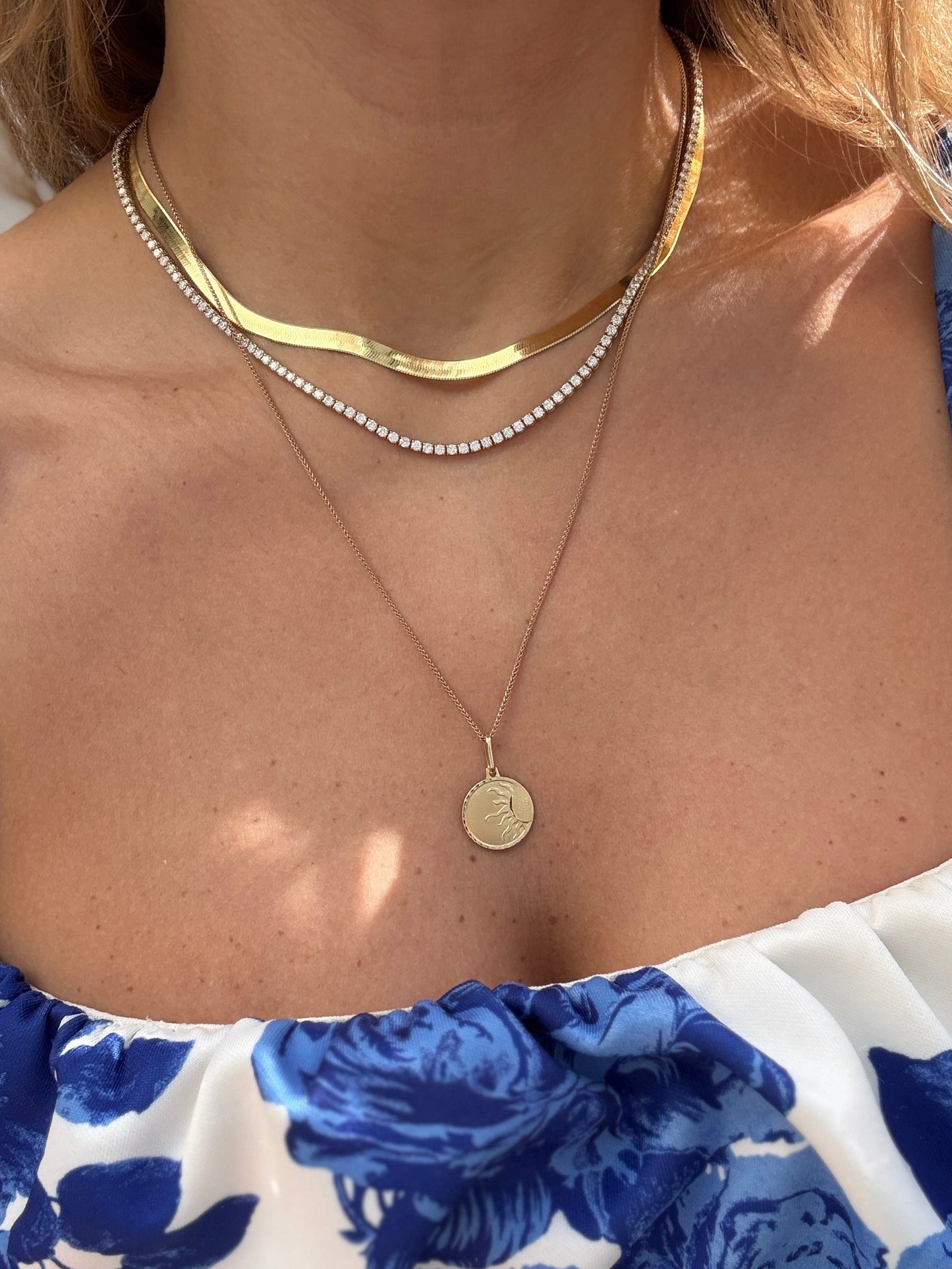 7ctw Diamond Tennis Necklace