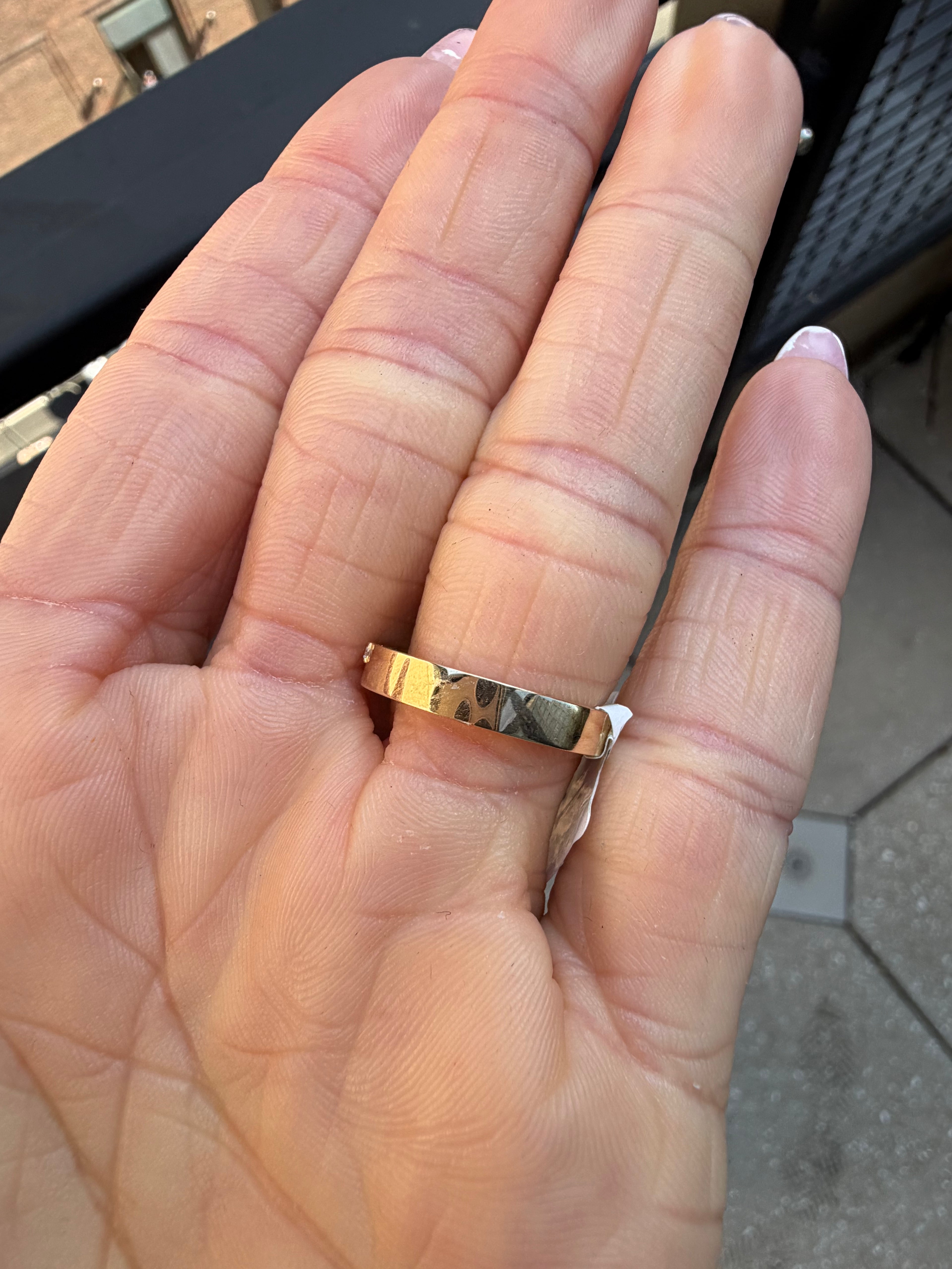 Cigar Band with Pave Diamonds