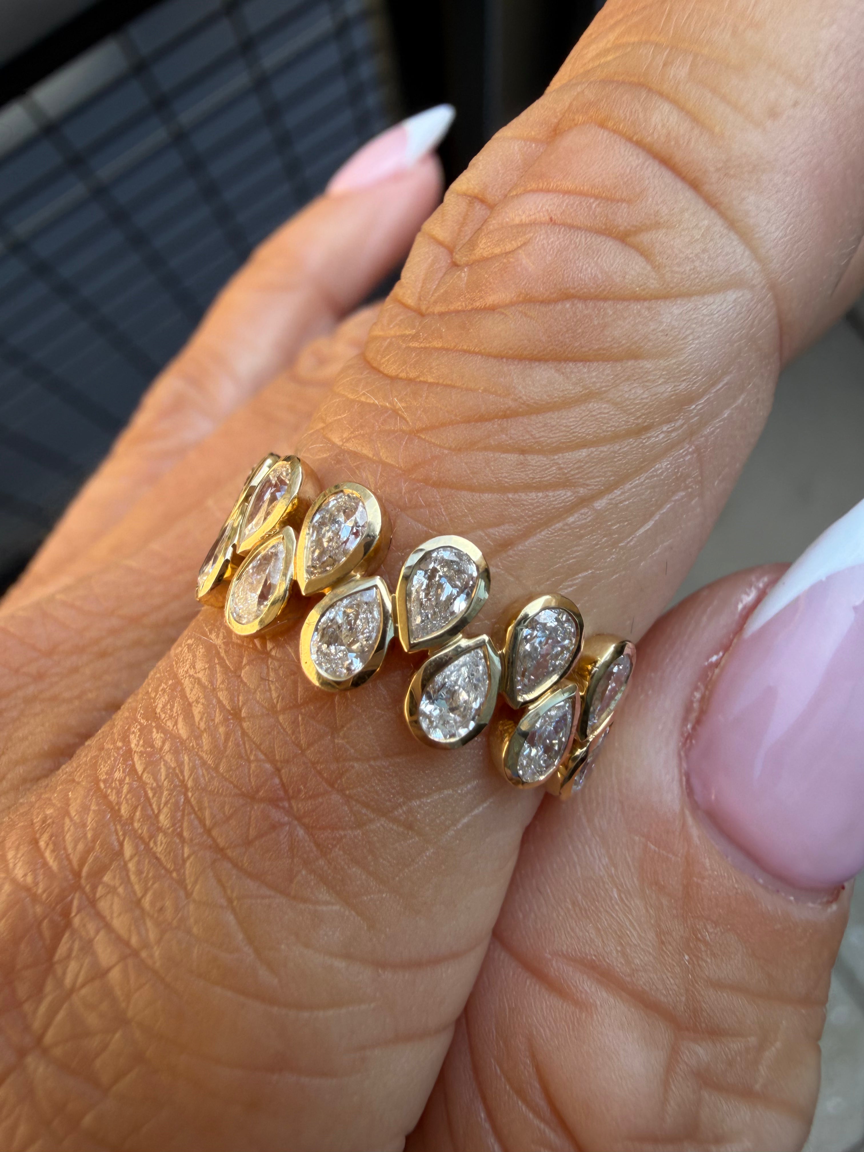 Figure 8 Eternity Band (Pear Cut)