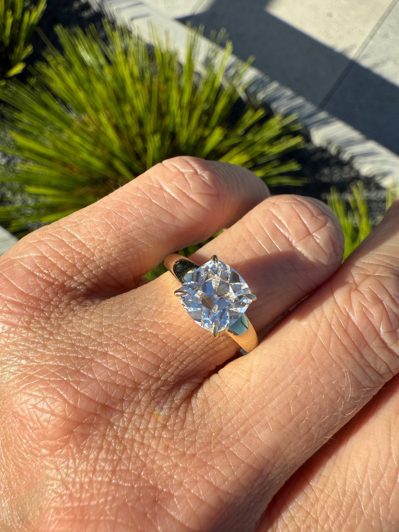Manhattan Solitaire Engagement Ring - Lanore Fine Jewelry