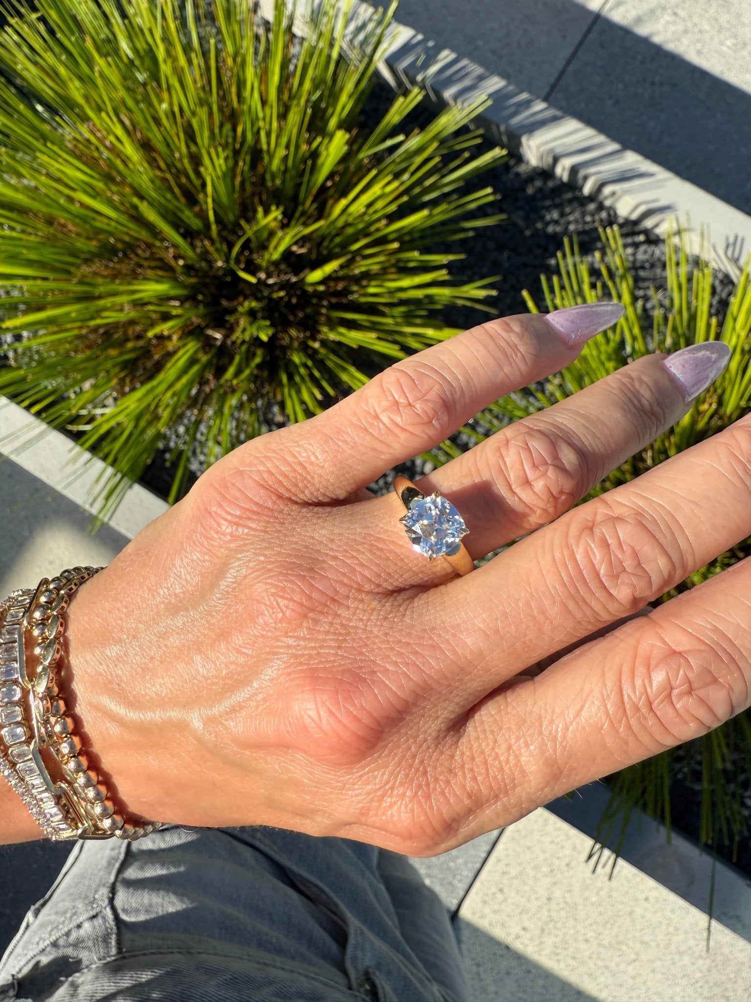 Manhattan Solitaire Engagement Ring - Lanore Fine Jewelry