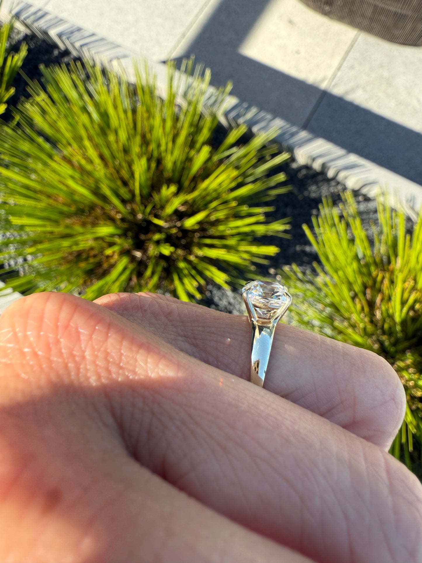 Manhattan Solitaire Engagement Ring