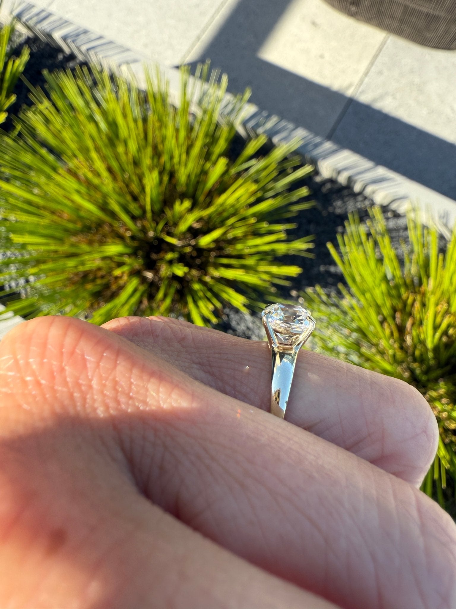 Manhattan Solitaire Engagement Ring - Lanore Fine Jewelry