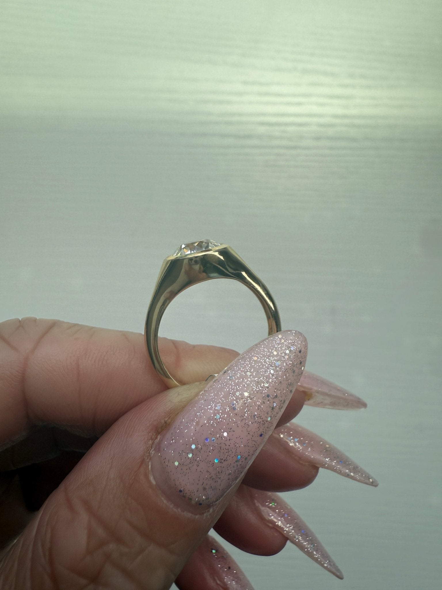 Old European Cut Rome Engagement Ring - Lanore Fine Jewelry